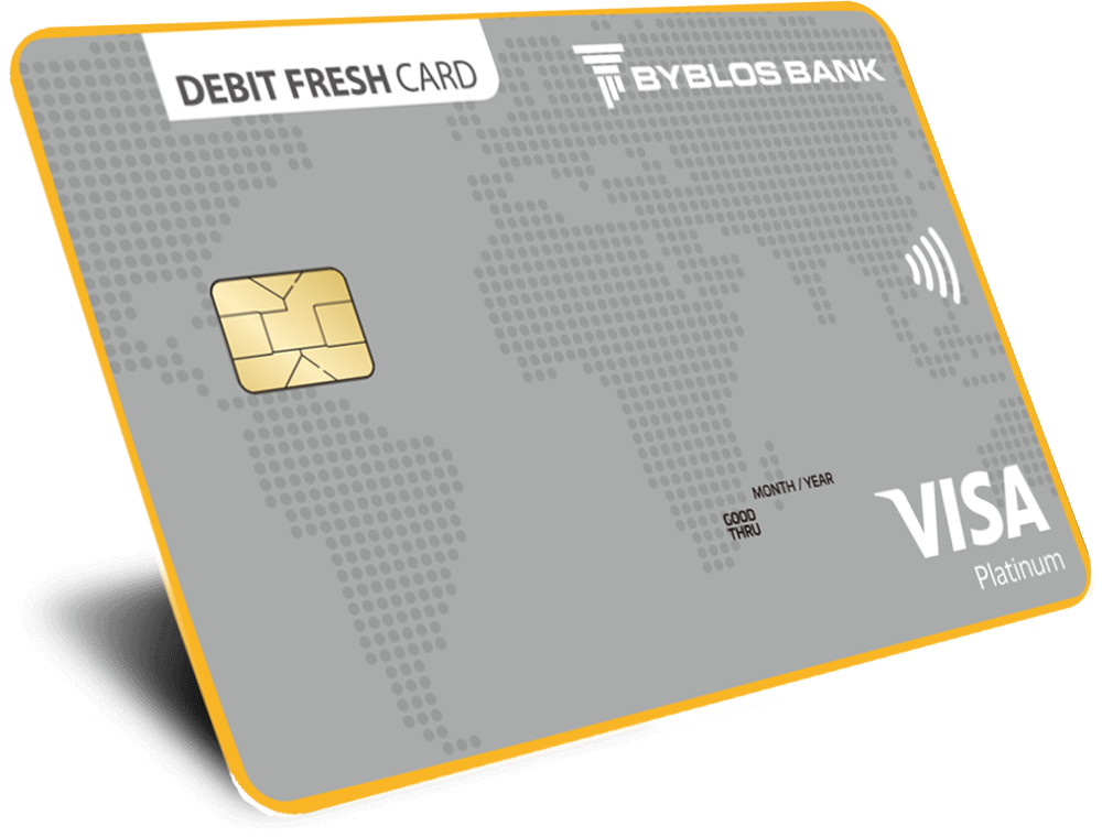 Byblos Bank Debit fresh card Platinum